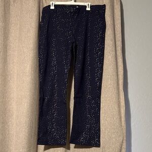 Betabrand starlight dress pant yoga pants straight leg in starlight petite